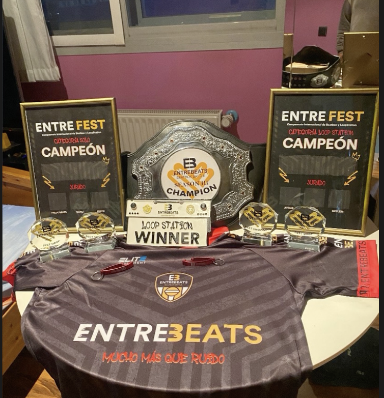 The EntreFest trophies before the event