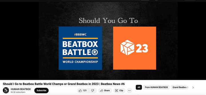 Should I Go to Beatbox Battle World Champs or Grand Beatbox in 2023 | HumanBeatbox